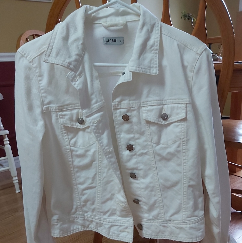 White Jean jacket